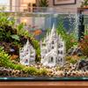 Hollowed-out Aquarium Castle Ornament 3D Printed Fake Castle Figurine  Aquarium Landscaping