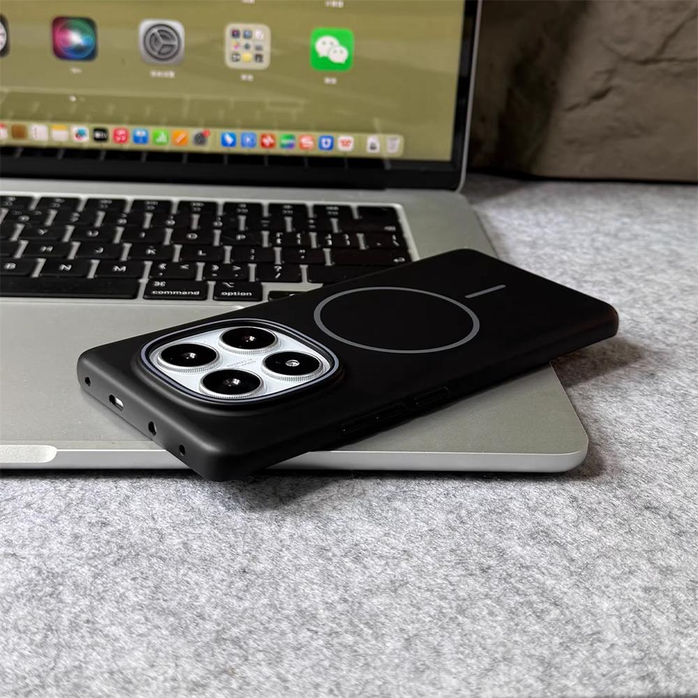 Ultra Thin Solid Color Matte Hard Case For Xiaomi Redmi Note 14 13 Pro Plus 14R 14C 13C Magnetic Wireless Charge Slim Back Cover