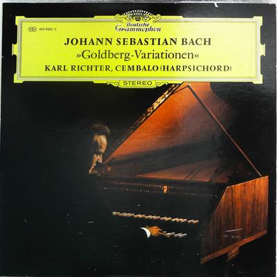 LP Record KARL RICHTER - J.s. Bach Goldberg-variationen MG95923 DEUTSCHE GRAMMO - Japan Obi Classical Used