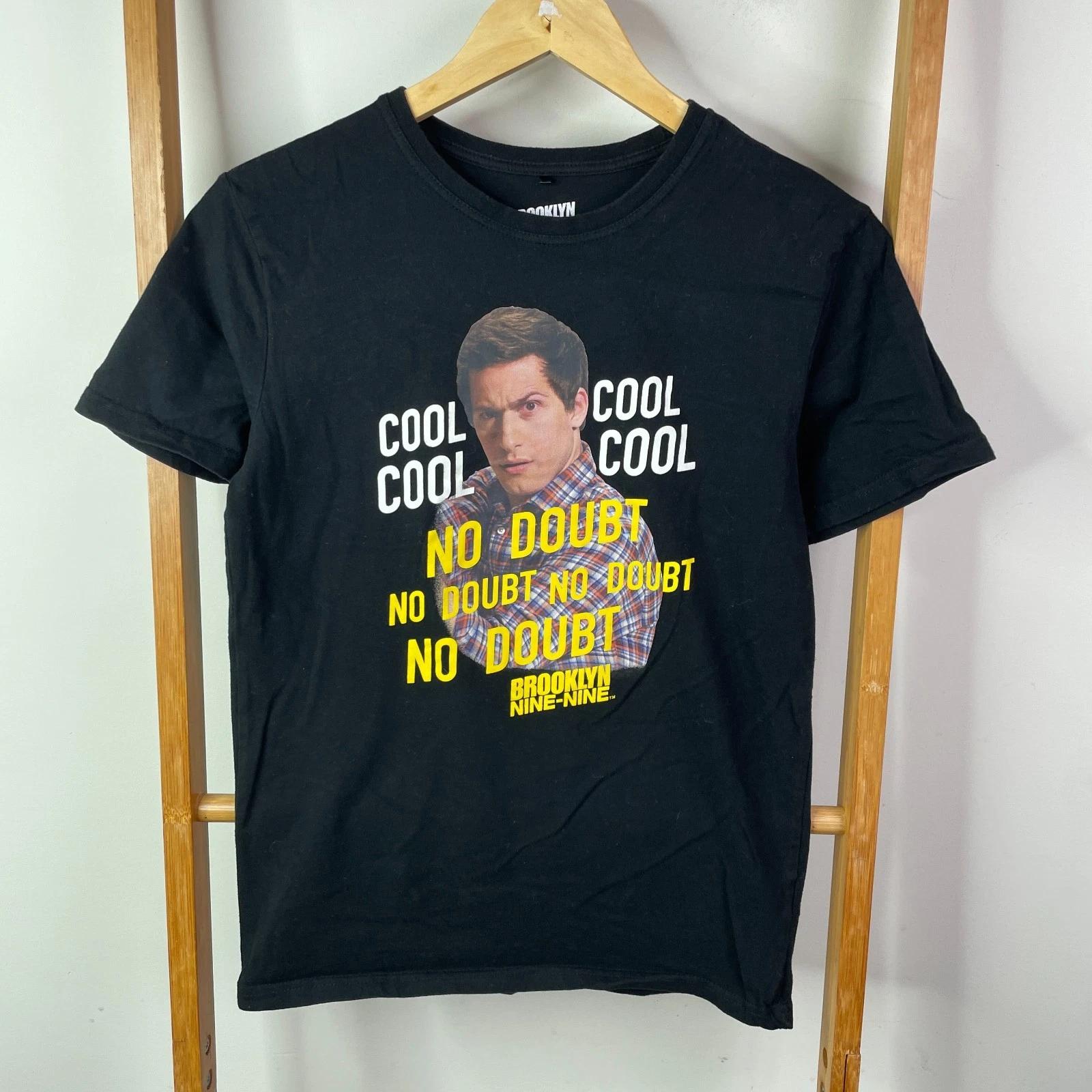 Brooklyn Nine-Nine Shirt Top Womens 2XS Black Cool Cool No Doubt Short Sleeve 3XL