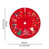 Party Decor Christmas Tree Skirt Happy New Year Merry Christmas Outdoor Blanket Snowman Santa Elk Tree Accessories