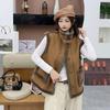 Artificial Lamb Wool Vest Women's Autumn and Winter Fashion Warm Vest Waistcoat Waistcoat Jacket