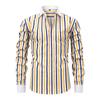 Men's Dress Shirts Stripe Long Sleeve Stretch Wrinkle-Free Formal Shirt Business Casual Button Down Shirts