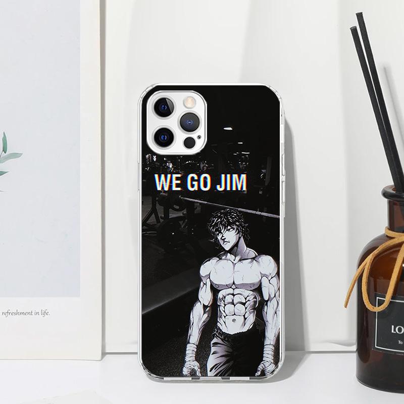 Baki the Grappler Original Anime Phone Case For Iphone 17 Air 16 15 Plus 16E 14 Pro Max 13 Mini 12 11 7 8 SE Fundas Soft Back Co