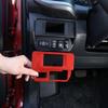 Red ABS Inner Fog Light Switch Button Cover Trim Fit For Toyota Tacoma 2016-