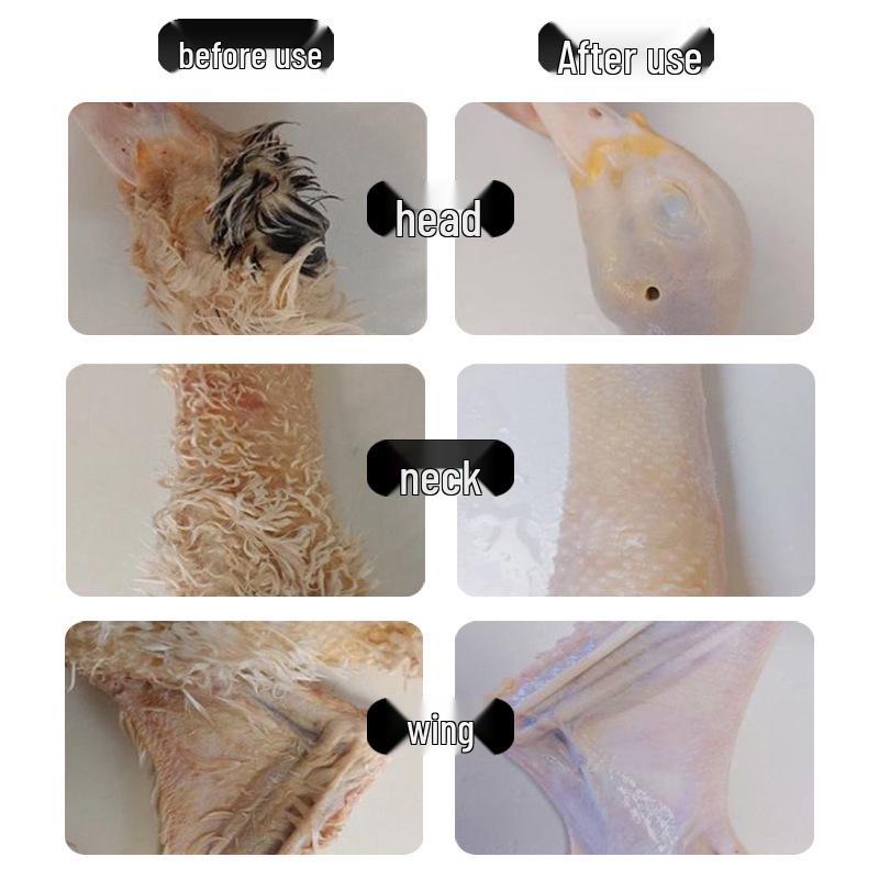 Wasserdichter Elektrischer Geflügel-Federrupfer - Handlich & Wiederaufladbar für Hühner, Enten, Gänse