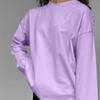 2025 Spring and Autumn New European and American Style Pure Cotton Long-sleeved T-shirt Women's Comfortable Casual All-match Loose Top Kj3316