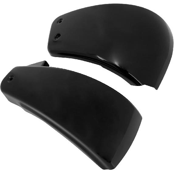 Motorcycle Battery Side Fairing Covers Side Panel Protection Left & Right Fit for Harley M8 Softail Street Bob FXBB Heritage FLHC Deluxe FLDE чёрный