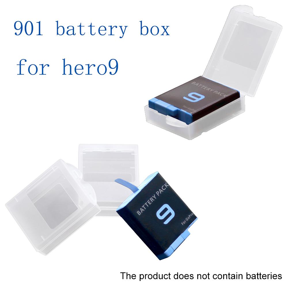 2Pcs Battery Box Plastic Protective Storage Box Fit for Camera Battery