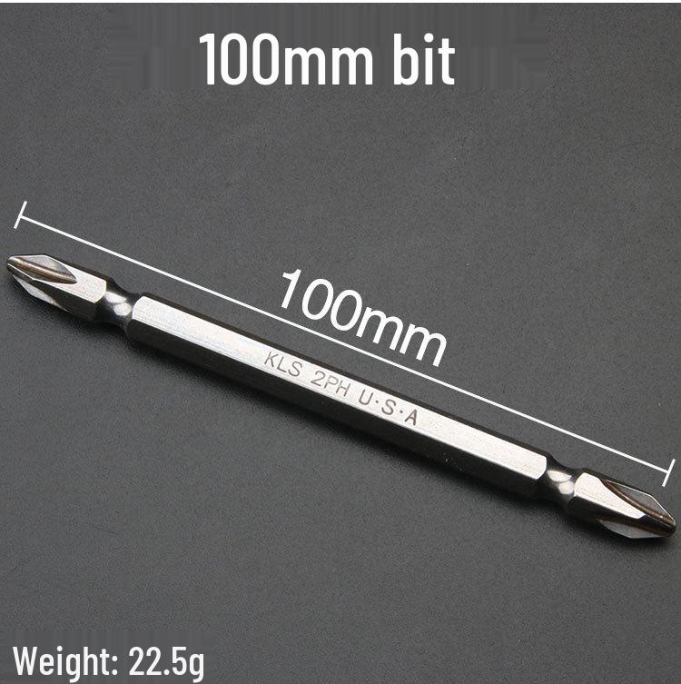 Cross Double-Head S2 Electric Screwdriver Bit with Strong Magnetism and Free Shipping