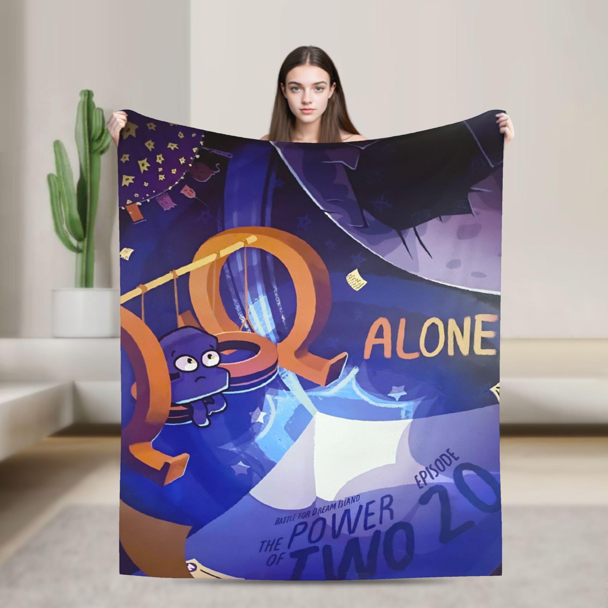 

The Power of Two BFDI Animated Blanket Cover Fleece Throw Blankets Air Conditioning Personalised Ultra-Soft Warm Bedspreads 150x200cm