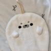 Super Absorbent Dry Hair Cap Cartoon Baby Seal Hand Wipe Towel Hair Drying Cap  Bath Accessories