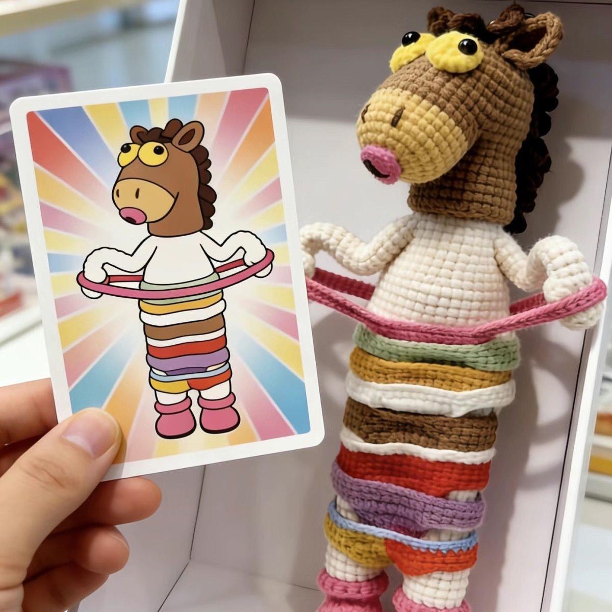 

Mane Super Dopamine Hook Exclusive: Handmade Auspicious Mascot DIY Material Package