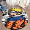 Populiarus Anime Naruto Apvalus Kilimas Madingas Raštas Minkštas Pliušinis Kilimas Neslystanti Paklotė Berniukams Vaikų Miegamajam Svetainei Namų Dekoras