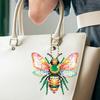 6Pcs Acrylic Double Sided Animals Diamond Painting Keychain Diamond Painting Art Keychain Pendant for Home Birthday Party Decor