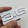 2026 3D ABS Car Letters Logo 2.4 3.6 3.8 4.2 TDI Sticker Rear Trunk Emblem Badge For 4UYUE A3 A4 A5 A6 A7 A8 Q3 Q5 Q7 Q8 Accessroies