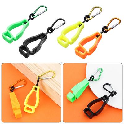 Outdoor Multifunktional 6 Farben Schutz Arbeitsklemme Greifer Fänger Greifer Halter Aufhänger Handschuhclip