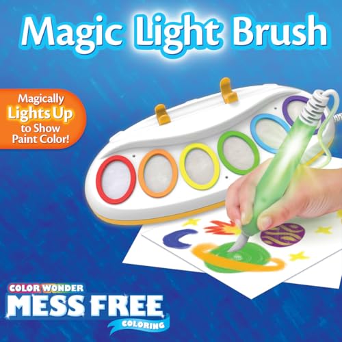 Crayola Color Wonder Magic Light Brush Paint Set, Mess Free, Gift for Kids