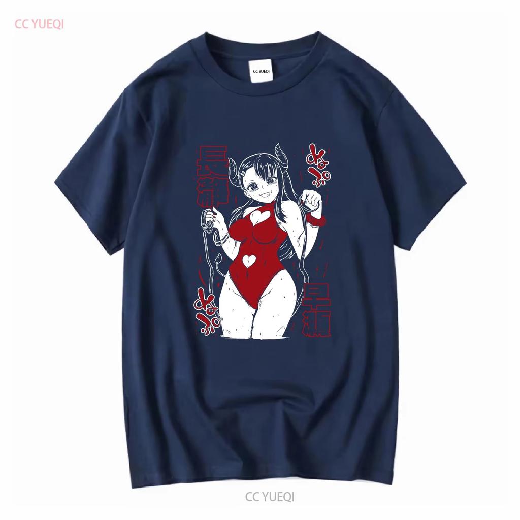Trend Summer 2025 Cosplay Anime Ijiranaide Nagatoro-san T-shirt Ecchi Funny Hentai Japan Kawaii Anime Soft Tee Mens T Shirts