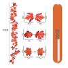 Autumn Festival Maple Leaf Vine Display: Fake Leaves for Halloween & Decorative Scenery