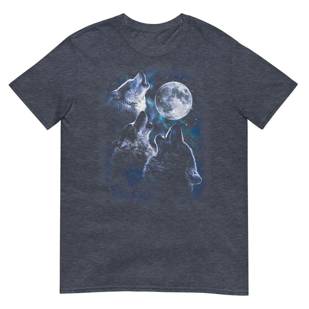 Wolf Howling At The Moon TShirt Wildlife Wolves Lovers Unisex TShirt
