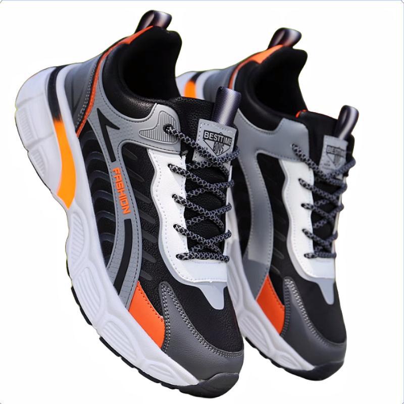 Shoes Autumn and Winter New Waterproof Leather Sneakers Casual Shoes Lightweight Soft Sole Student Running Shoes