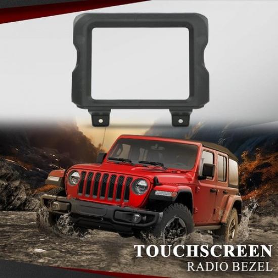 8.4" GPS Navigation Radio Display Panel Frame for 2018-2024 Jeep Wrangler JL JLU
