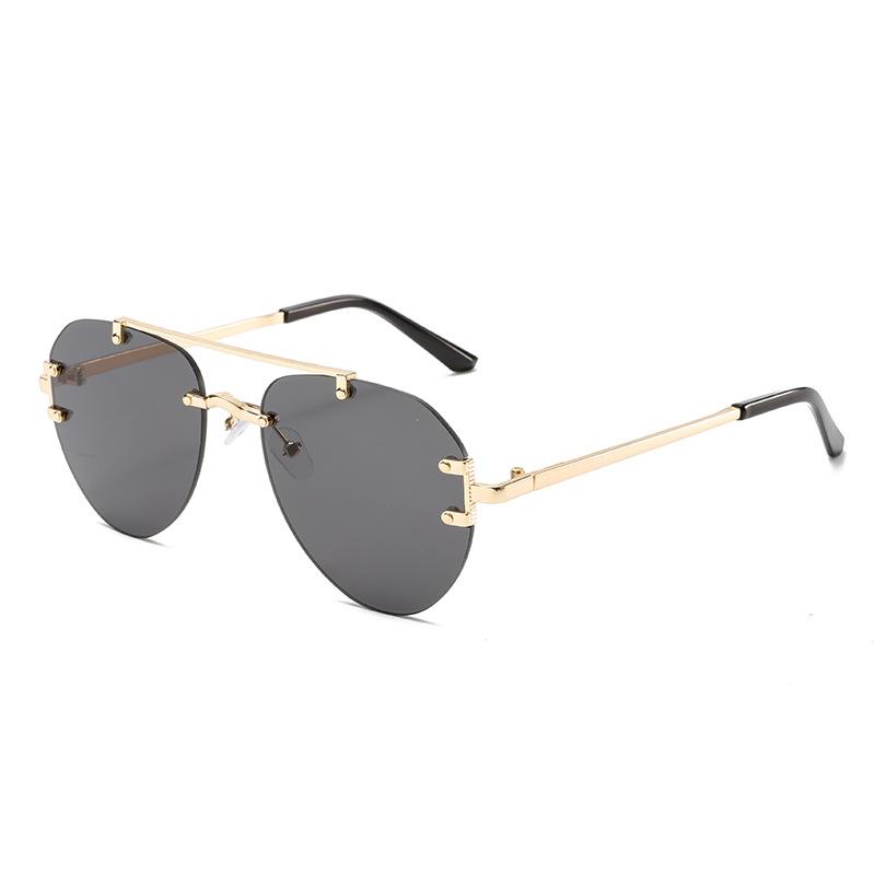JYL TS Sunglasses UV Protection Frameless Double Beam Pilot UV/3182