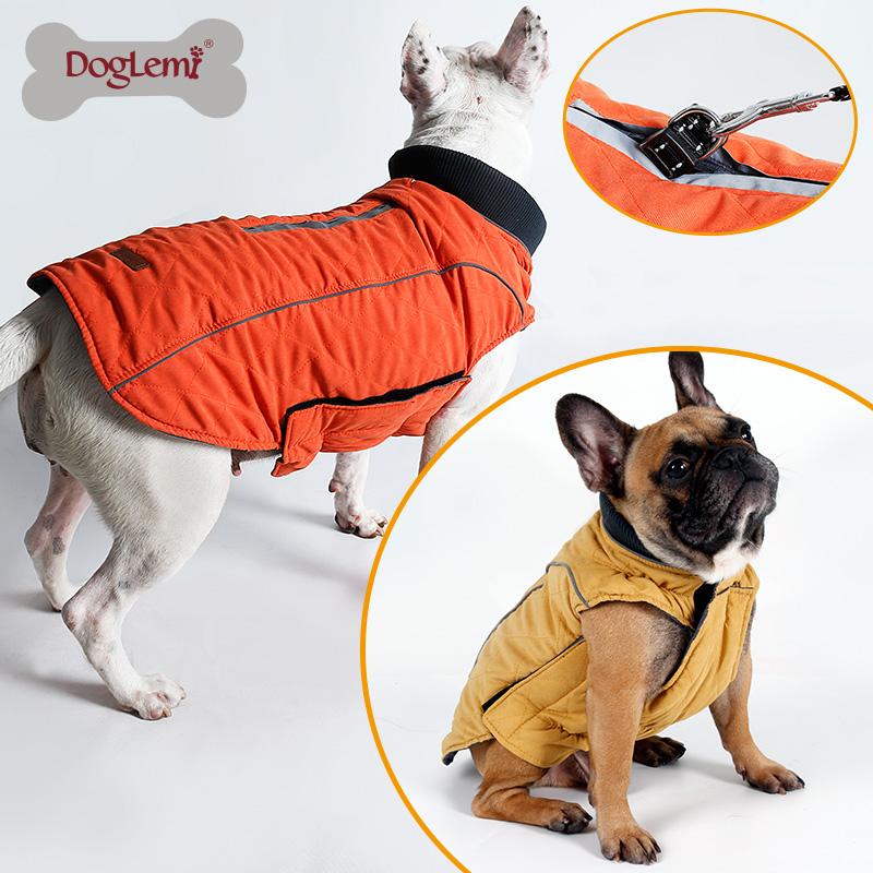 Winter Thickened Warm Dog Clothes Fitted Clothing Reflective Vest Pet Clothes Dog Jacket Dog Coats Pet Clothes Ropa Para Perros