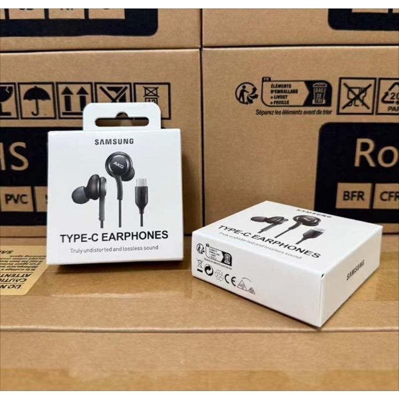 

Samsung EO-IC100 USB Type-C Wired Headphones with Microphone Chrome TYPE-C EARPHONES AKG NOTE10