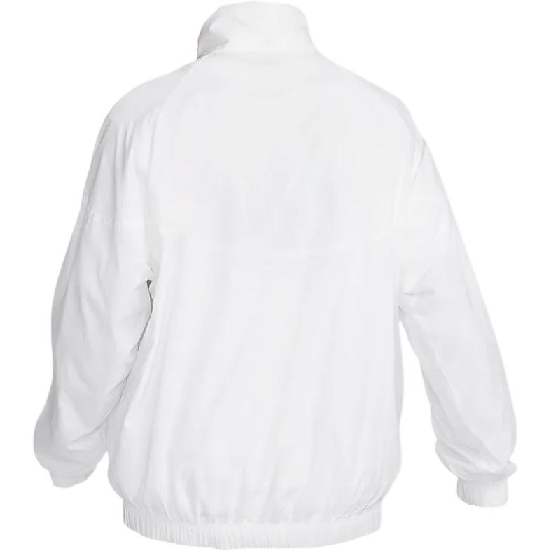 Nike Solid Color Stand Collar Half-Zip Casual Long Sleeve Jacket Men Jackets White DQ4911-100