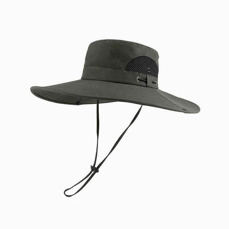 Oversize Panama Hat For Women & Men - Summer Beach Sun Protection Bucket Hat, Uv400 Upf50+ Wide Brim Unisex Outdoor