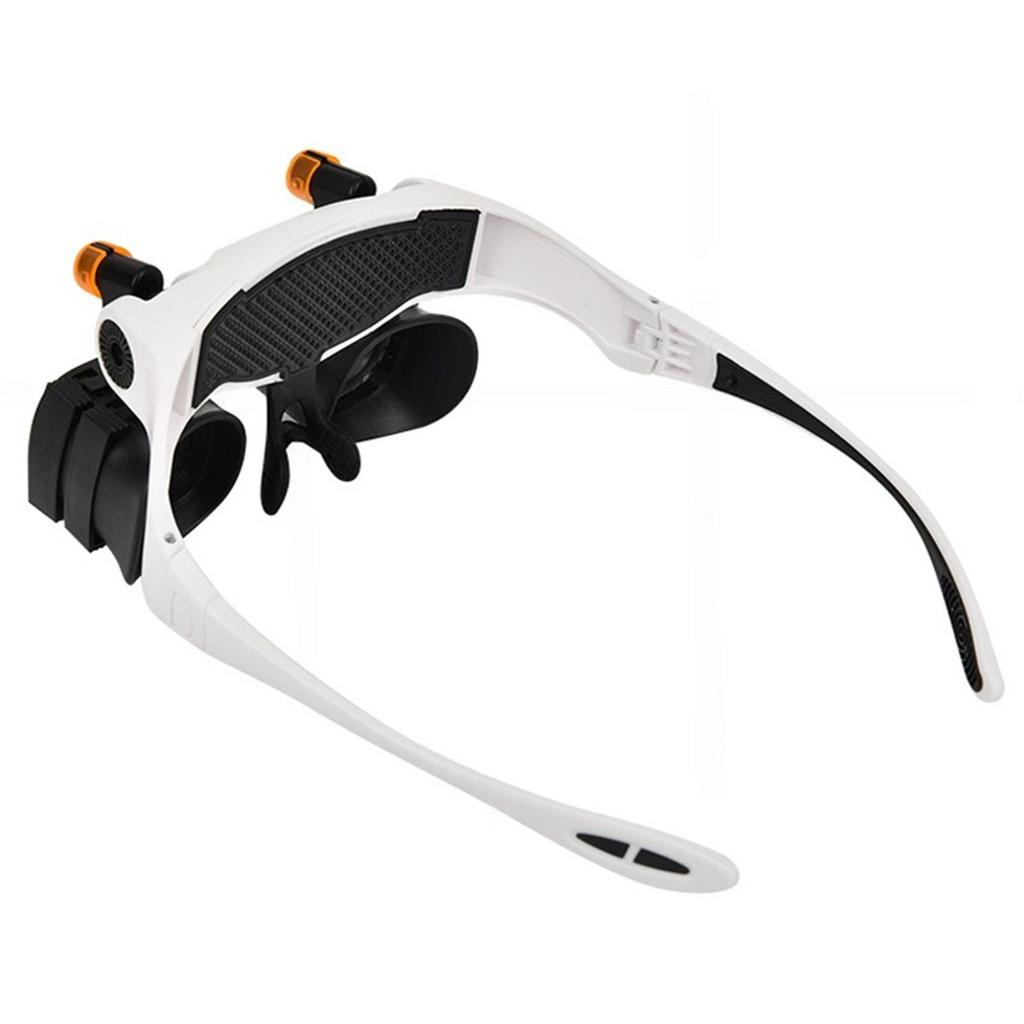 Magnifier Glasses Led Magnifying Glasses With Adjustable Headband Lamp For Close Work And Hobbies