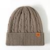 Knitted Hat for Autumn and Winter, Women's Cold Proof and Warm Ear Protection, Solid Color Outdoor Warm Ear Protection Hat
