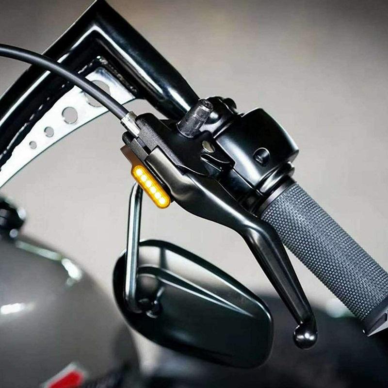 2Pcs LED Motorcycle Turn Signal Indicator Light For Harley Sportster Dyna Honda Shadow Kawasaki Vulcan Yamaha V-Star Road Star