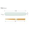 Takenaka CANDY POP Chopsticks and Chopstick Case Set, Made in Japan, Green, 18cm Wooden Chopsticks, Portable Reusable Eco-Friendly Travel Utensils