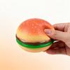 Hamburger Squishy Stress Ball Soft Pinching Toy Anxiety Relief Sensory Fidget Toy Cute Desktop Accessory For Office Home