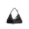 Women's Trendy 2025 Genuine Leather Crescent Crossbody Shoulder Bag