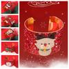 Kriss Kringle Merry Christmas Bangle Christmas Bell Sequin Elk Xmas Bracelet  Girl