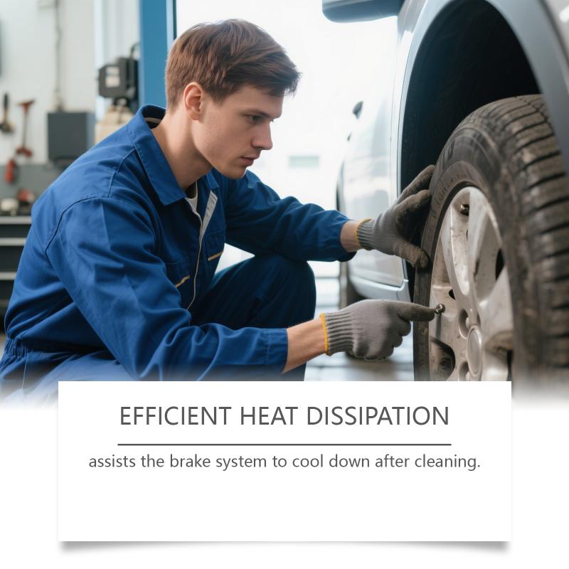 Car Brake Dust Cleaner for Wheel Rim Deep Clean Polish Protects Metal Surfaces Suitable for All Car Models