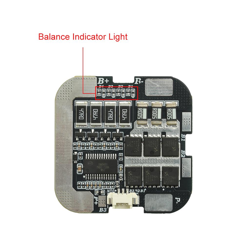 4S 60A 18650 lithium battery protection module 21700 Li-ion BMS 3.7V series active equalization charging protection board FR-4