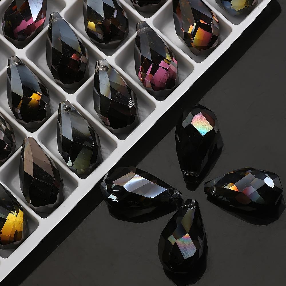 

10 шт. 12*22 мм високоякісні намистини з краплі води, грановані вільні бісерні ювелірні вироби, підвіска для аксесуарів для ювелірних виробів. 10*18MM/5