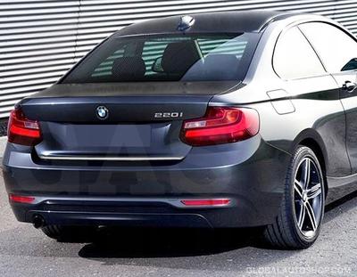 BMW 2 F22, F87 Coupe 2012+ Chrome Trunk Trim - Tailgate Accent - Premium Car Rear Detail - Shine Enhancer