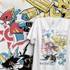 Summer Digimon Vmon Flamedramon Magnamon Raidramon Aesthetic TShirt Unisex Oversized YK Streetwear Cotton Graphic Tee