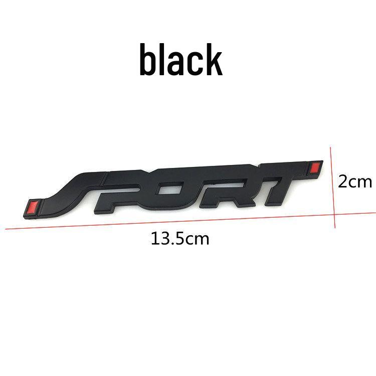 Metal Sport Emblem Rear Car Sticker for Modified Cars