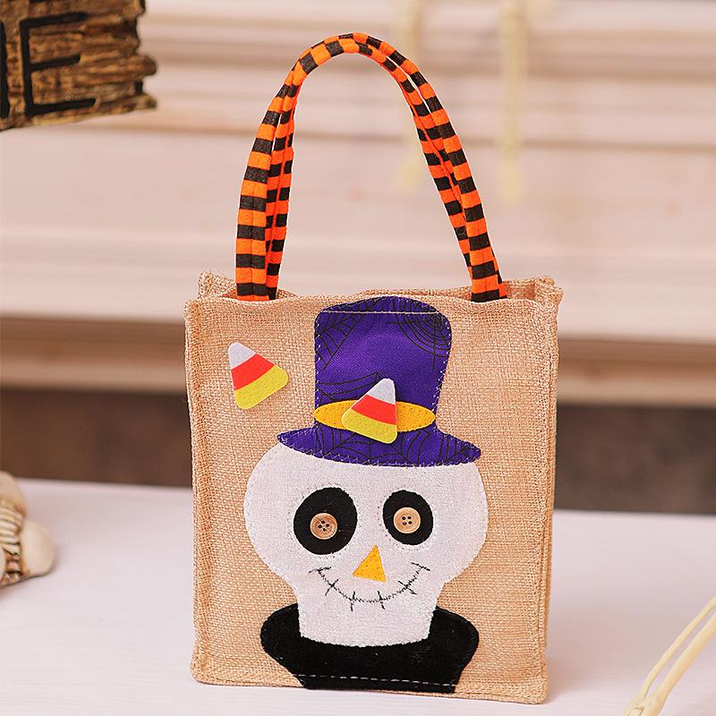 

Halloween non-woven tote bags, candy bags, Ghost Festival pumpkin bags, decorations, props, gift bags, Halloween props XXS
