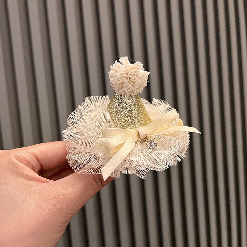 Korean Baby Girl Princess Hair Accessories: Birthday Hat, Hair Clip, Headband, Hairband Materials
