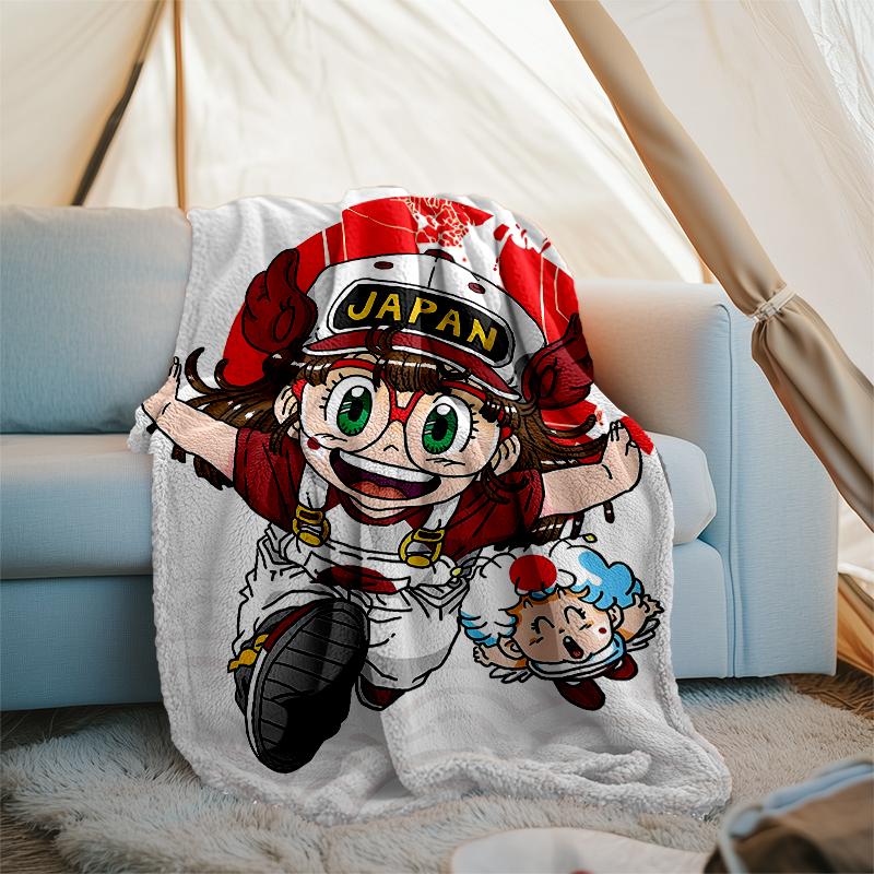 Arale Printed Throw Blanket—soft,warm;versatile Blanket for All Seasons—perfect As &air-conditioning Throw,nap Blanket
