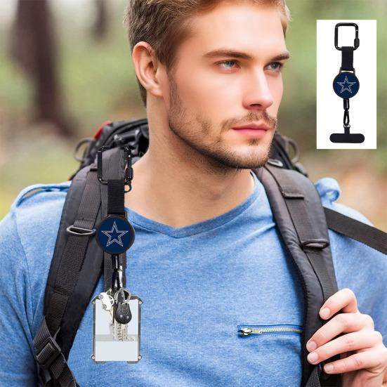 Yousheng Mobile Phone Buckle Retractable Holder with 60cm Cord Anti-loss Phone Tether for Quick Access And Anti-Theft Security Belt Clip Attachment