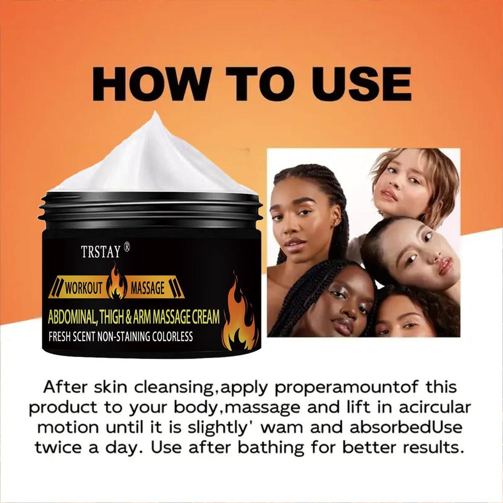 Bantningsgel, uppstramande hela kroppen, massera stor mage, armar och ben för att forma och slanka kroppen